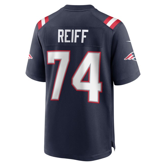 Riley Reiff New England Patriots Game Jersey - Navy - Image 3