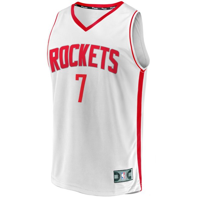 Cam Whitmore Houston Rockets Fanatics Fast Break Replica Player Jersey - Association Edition - White - Image 2