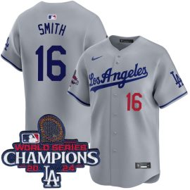 Will Smith Los Angeles Dodgers Road Limited World Series Champions Jersey