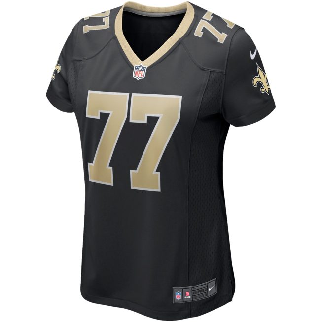 Willie Roaf New Orleans Saints Women's Game Retired Player Jersey - Black - Image 2