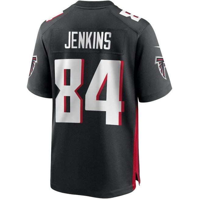Alfred Jenkins 84 Atlanta Falcons Men's Retired Jersey - Black - Image 3