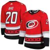 Sebastian Aho Carolina Hurricanes Alternate Primegreen Authentic Player Jersey - Red