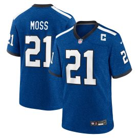 Zack Moss Indianapolis Colts Indiana Nights Alternate Game Jersey - Royal