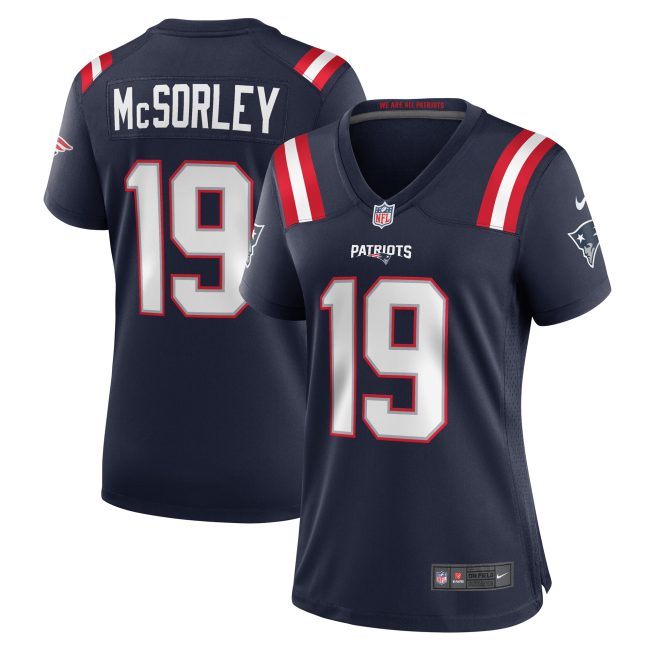 Trace McSorley New England Patriots Game Player Jersey - Navy