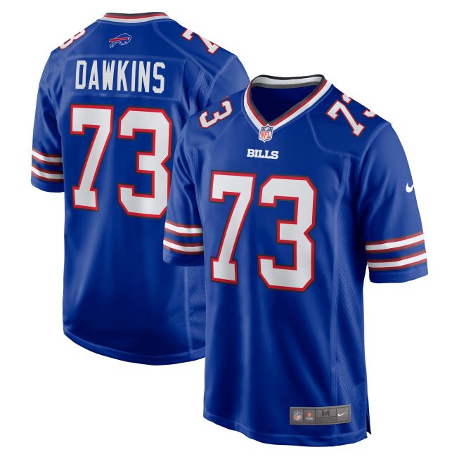 Dion Dawkins Buffalo Bills Game Player Jersey - Royal