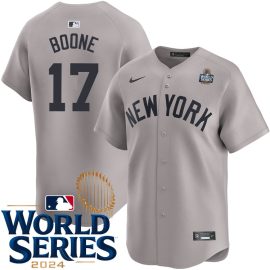Aaron Boone New York Yankees Road Limited World Series Jersey
