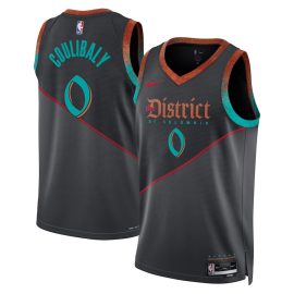 Bilal Coulibaly 0 Washington Wizards 2023/24 City Edition Swingman Jersey - Black