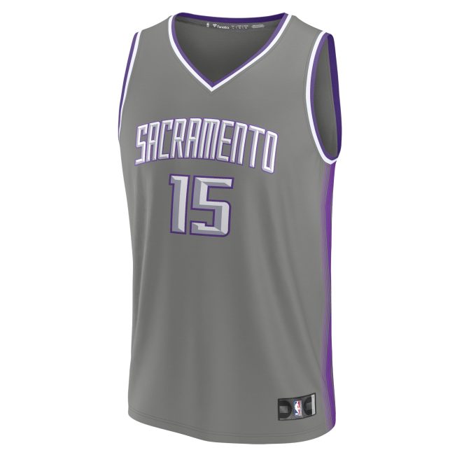 Davion Mitchell Sacramento Kings Fanatics Fastbreak Jersey - City Edition - Gray - Image 2