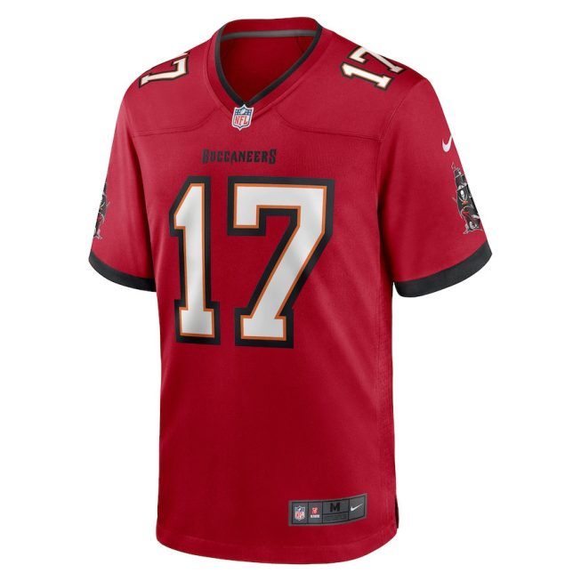 Raleigh Webb 17 Tampa Bay Buccaneers Game Men Jersey - Red - Image 2