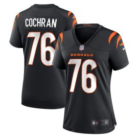 Devin Cochran 76 Cincinnati Bengals Women's Game Jersey - Black