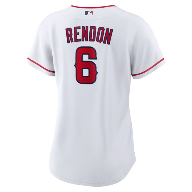 Anthony Rendon Los Angeles Angels Women's Home Replica Player Jersey - White - Image 3
