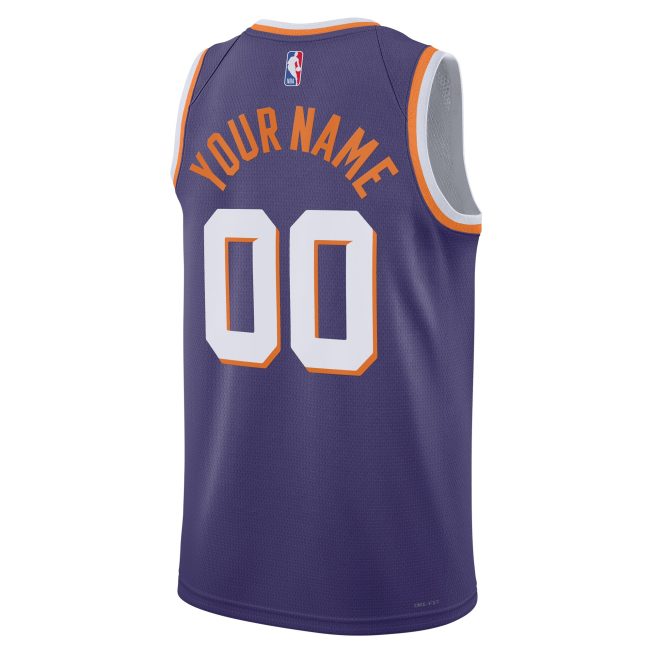 Phoenix Suns Unisex Swingman Custom Jersey - Purple - Icon Edition - Image 3