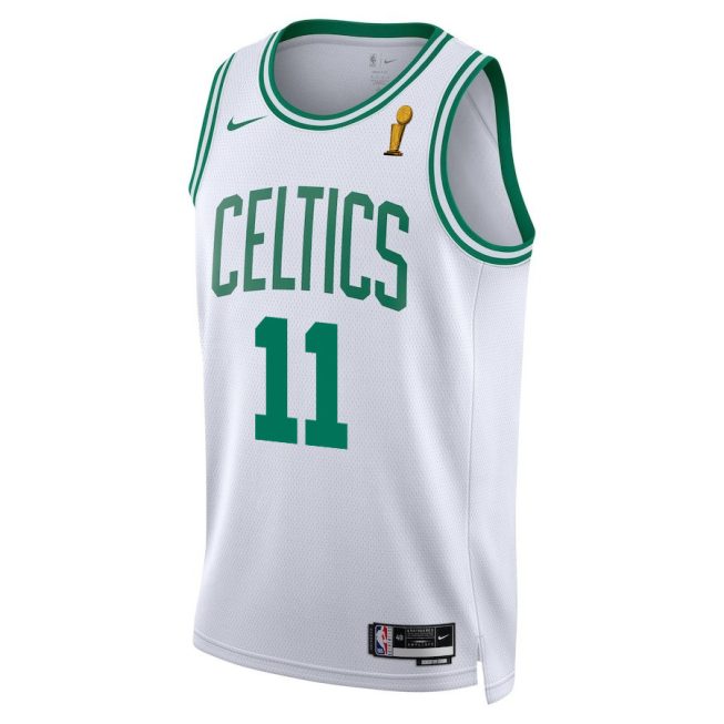Payton Pritchard 11 Boston Celtics 2024 FINALS CHAMPIONS Swingman Jersey - Association Edition - White - Image 2