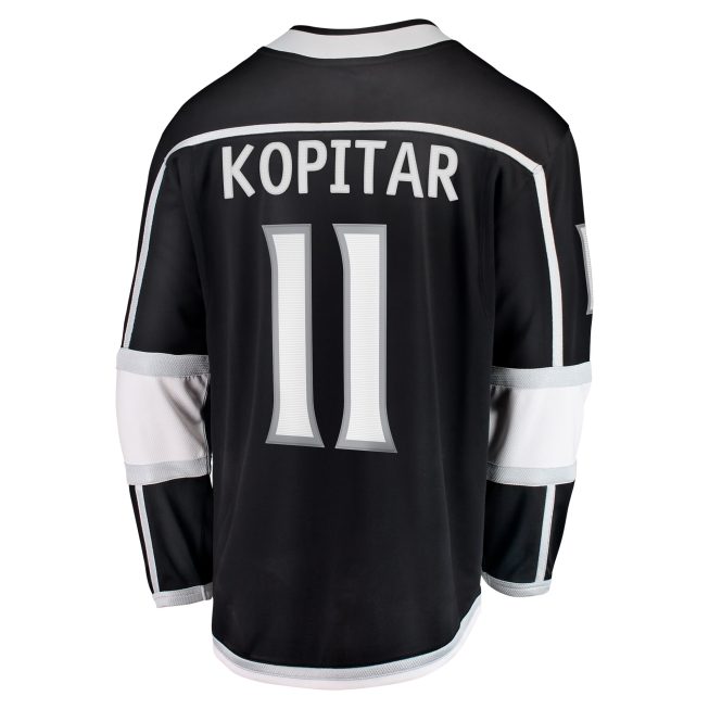 Anze Kopitar Los Angeles Kings Fanatics Home Breakaway Jersey - Black - Image 3