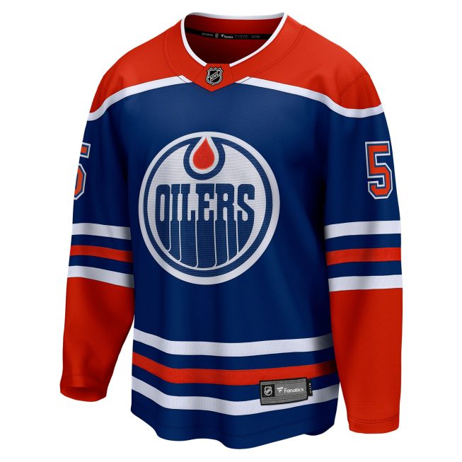 Cody Ceci Edmonton Oilers Fanatics Home Breakaway Player Jersey - Royal - Image 2
