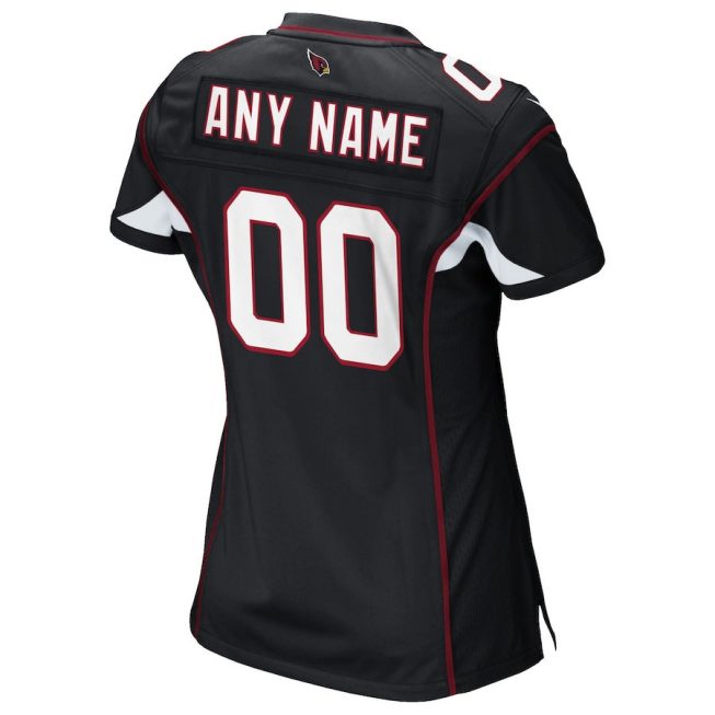 Arizona Cardinals Women Alternate Custom GameJersey - Black - Image 3