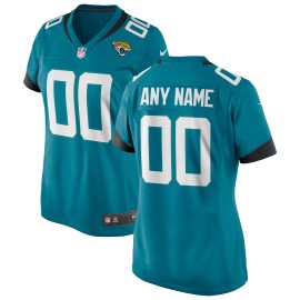 Jacksonville Jaguars Women's Alternate Custom Jersey - Teal