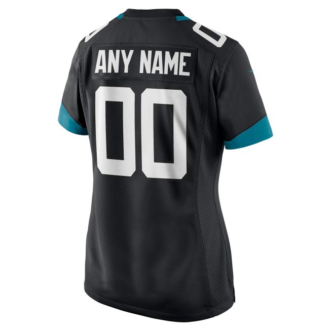 Jacksonville Jaguars Women's Custom Jersey - Black - Image 3