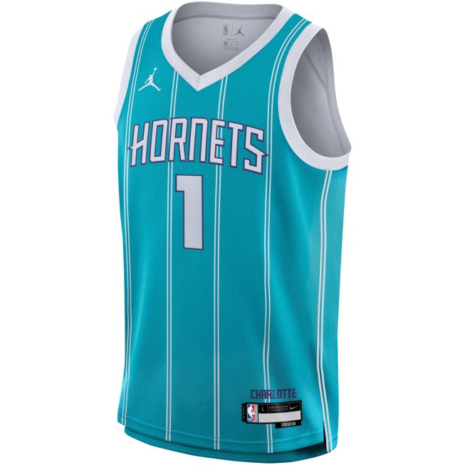 LaMelo Ball Charlotte Hornets Youth Swingman Jersey - Icon Edition - Teal - Image 2