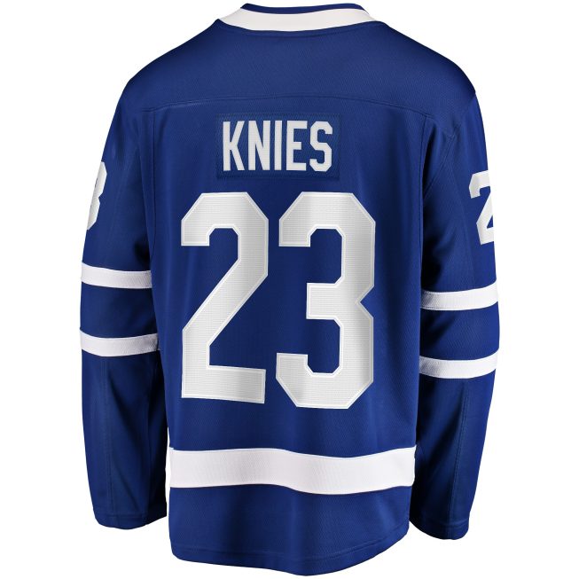 Matthew Knies Toronto Maple Leafs Fanatics Home Premier Breakaway Player Jersey - Blue - Image 3