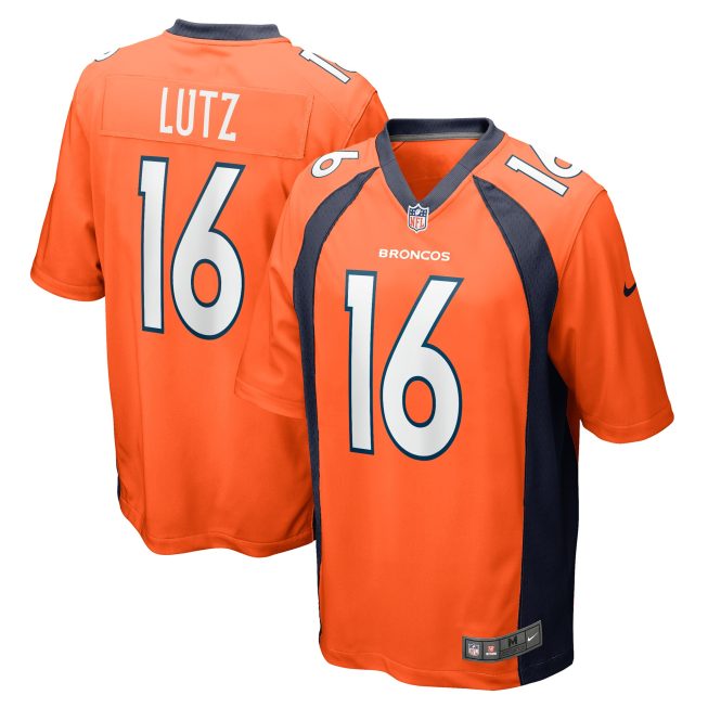 Wil Lutz Denver Broncos Game Jersey - Orange