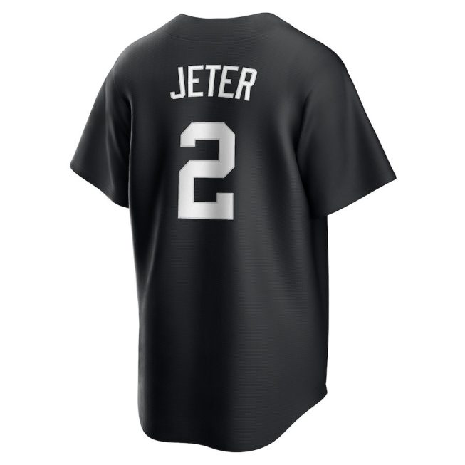Derek Jeter 2 San Diego Padres Men Jersey - Black - Image 3