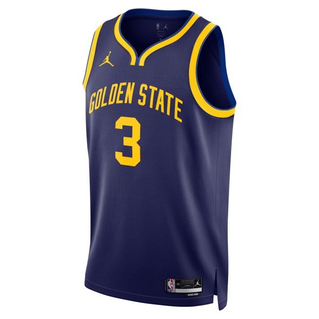 Jordan Poole Golden State Warriors Jordan Brand Unisex Swingman Jersey - Statement Edition - Navy - Image 2