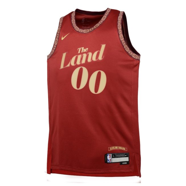 Cleveland Cavaliers 2023/24 City Edition Swingman Custom YOUTH Jersey - Wine - Image 2