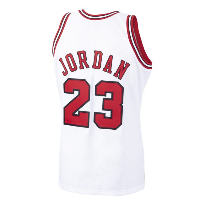 Michael Jordan Chicago Bulls Mitchell & Ness 1997/98 Hardwood Classics Authentic Jersey - White - Image 3