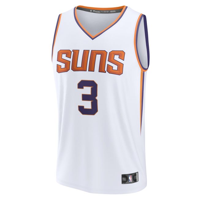 Bradley Beal Phoenix Suns Fanatics Fast Break Player Jersey - Association Edition - White - Image 2
