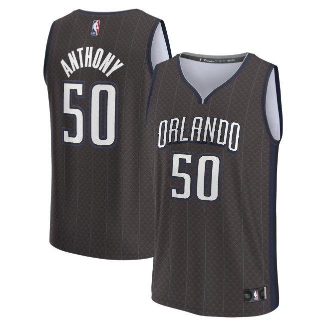Cole Anthony Orlando Magic Fanatics Fastbreak Jersey - City Edition - Black