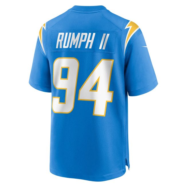 Chris Rumph II Los Angeles Chargers Game Jersey - Powder Blue - Image 3