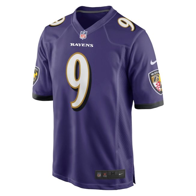Steve McNair 9 Baltimore Ravens Men Game Retired Jersey - Purple - Image 2