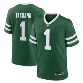 Olu Fashanu New York Jets 2024 Draft First Round Pick Player Game Jersey - Gotham Green