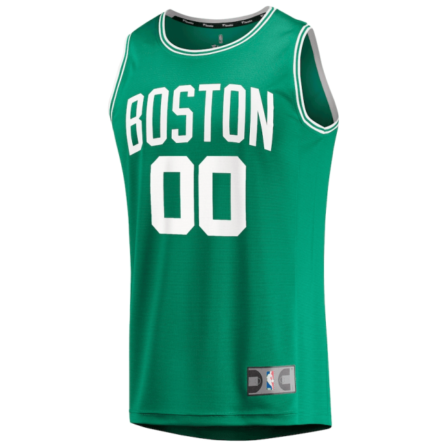 Boston Celtics 2024 Finals Custom Name Fast Break Jersey - Kelly Green - Icon Edition - Image 2
