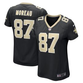Foster Moreau New Orleans Saints Women's Team Game Jersey - Black