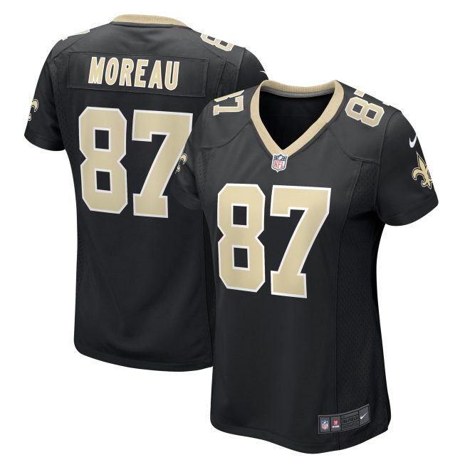 Foster Moreau New Orleans Saints Women's Team Game Jersey - Black