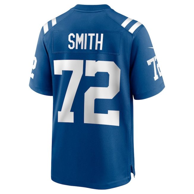 Braden Smith 72 Indianapolis Colts Men Game Jersey - Royal - Image 3