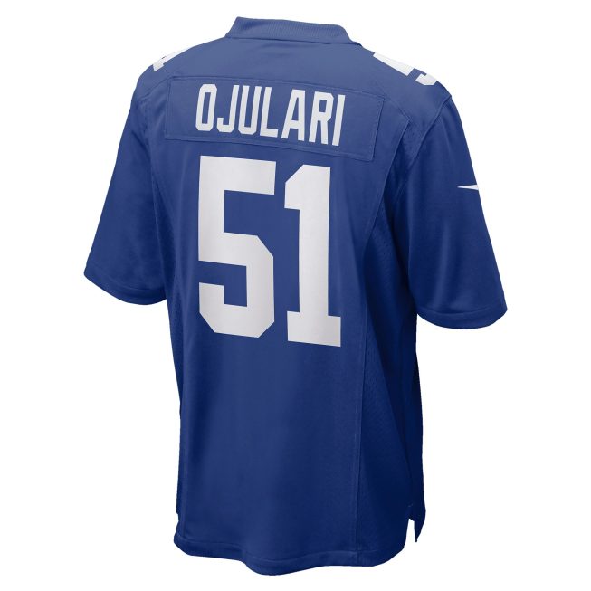 Azeez Ojulari New York Giants Game Player Jersey - Royal - Image 3
