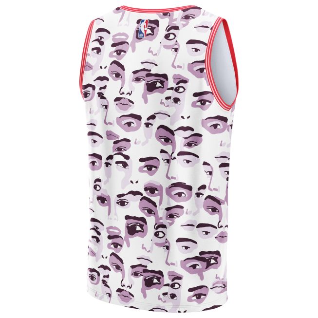 Toronto Raptors & KidSuper Studios by Fanatics Unisex Hometown Jersey - White - Image 3