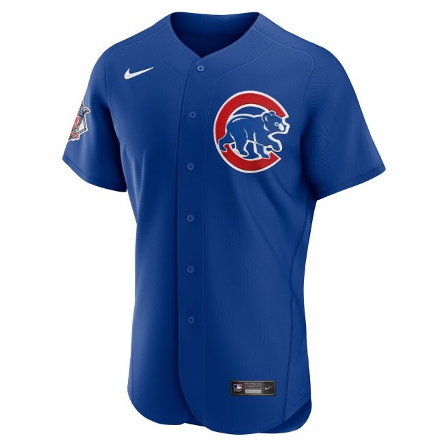 Chicago Cubs Alternate Authentic Custom Jersey - Royal - Image 2