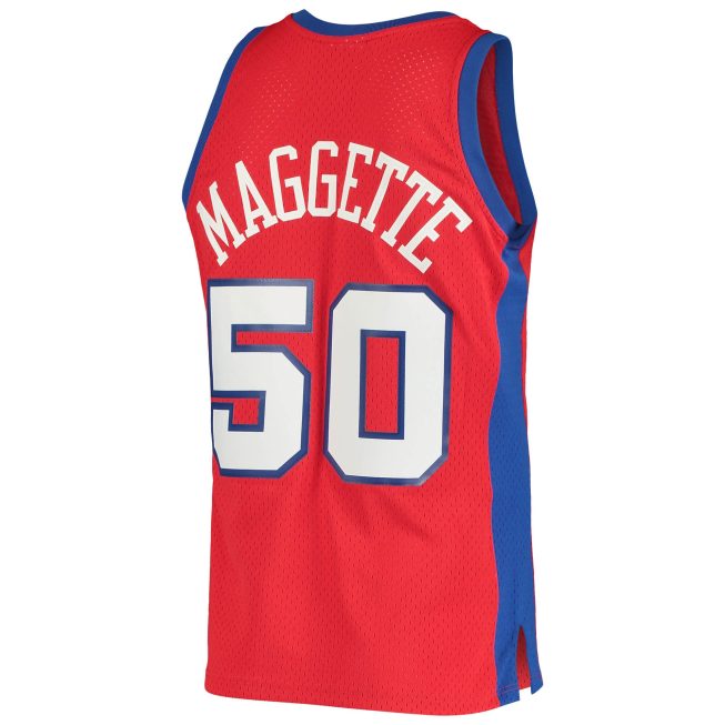 Corey Maggette LA Clippers Mitchell & Ness 2001/02 Hardwood Classics Swingman Jersey - Red - Image 3