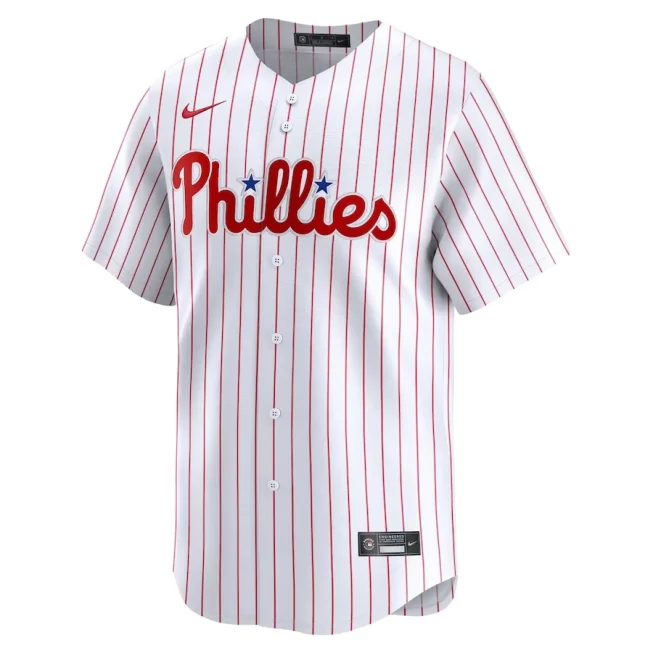Aaron Nola 27 Philadelphia Phillies Home Limited Player Men Jersey - White - Image 2
