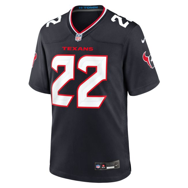 Josh Thompson Houston Texans Team Game Jersey - Navy - Image 2