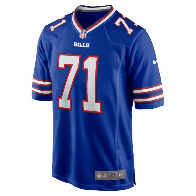 Ryan Bates 71 Buffalo Bills Men Game Jersey - Royal - Image 2