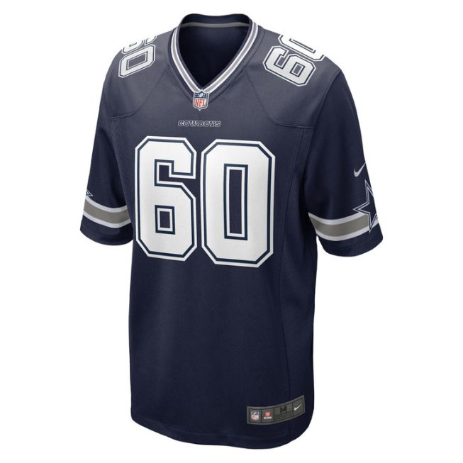 Tyler Guyton Dallas Cowboys 2024 First Round Pick Player Game Jersey - Navy - Image 2