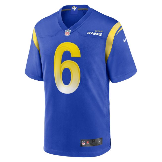 Tre'Vius Hodges-Tomlinson Los Angeles Rams Team Game Jersey - Royal - Image 2