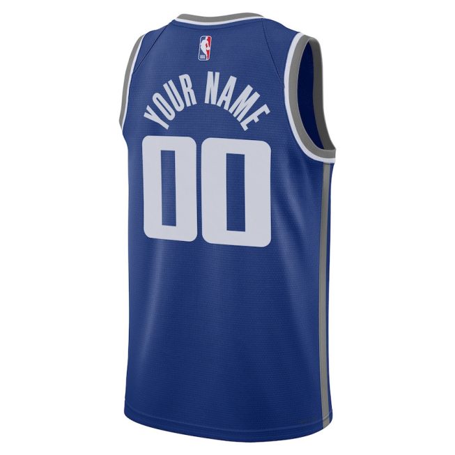 Sacramento Kings 2023/24 City Edition Swingman Custom Jersey - Blue - Image 3