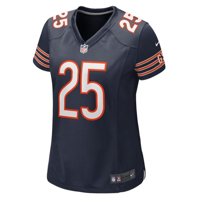 Trestan Ebner 25 New York Giants Women Game Jersey - Navy - Image 2