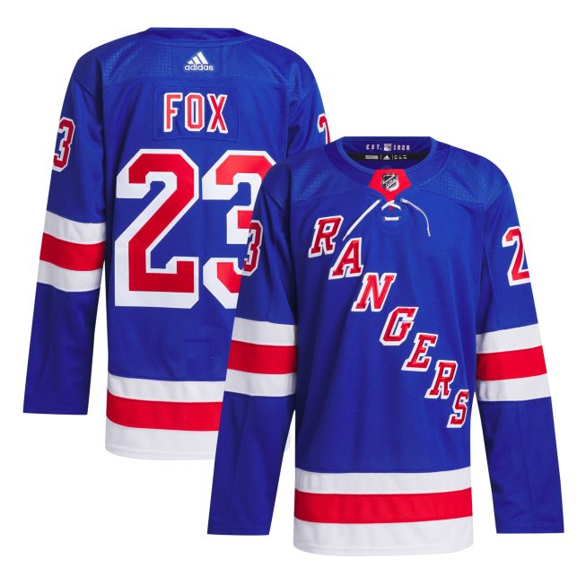 Adam Fox New York Rangers Home Primegreen Authentic Pro Player Jersey - Blue